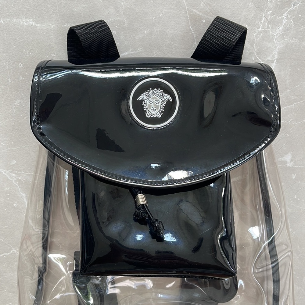 RARE VINTAGE 1990’s Young Versace Transparent Backpack - Picture 3 of 17